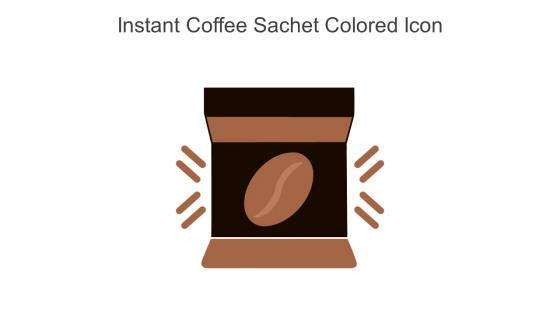 Instant Coffee Sachet Colored Icon In Powerpoint Pptx Png And Editable Eps Format