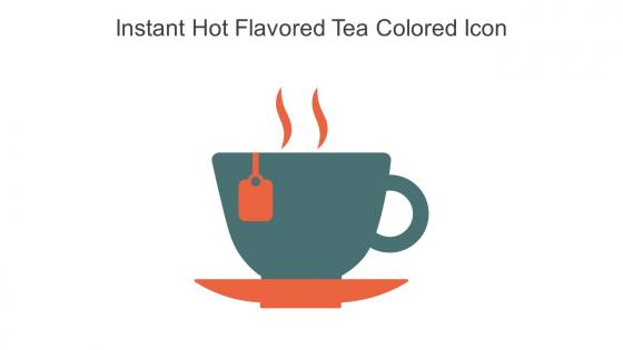 Instant Hot Flavored Tea Colored Icon In Powerpoint Pptx Png And Editable Eps Format