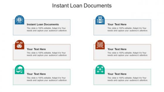 Instant loan documents ppt powerpoint presentation portfolio smartart cpb