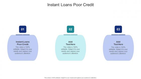Instant Loans Poor Credit In Powerpoint And Google Slides Cpb