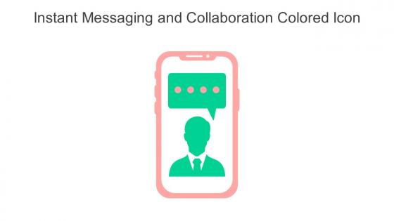 Instant Messaging And Collaboration Colored Icon In Powerpoint Pptx Png And Editable Eps Format