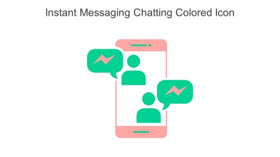 Instant Messaging Chatting Colored Icon In Powerpoint Pptx Png And Editable Eps Format