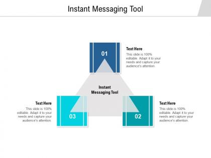 Instant messaging tool ppt powerpoint presentation professional graphics example cpb