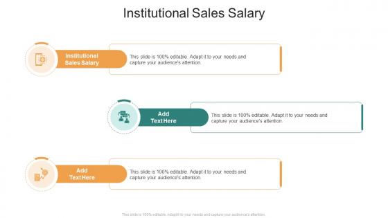 Institutional Sales Salary In Powerpoint And Google Slides Cpb