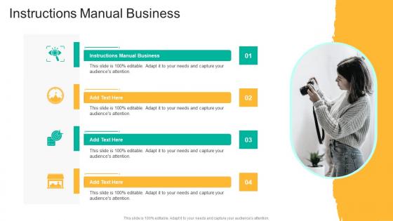 Instructions Manual Business In Powerpoint And Google Slides Cpb
