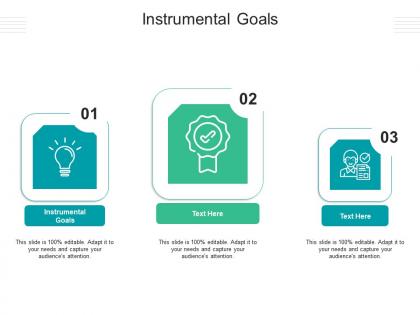 Instrumental goals ppt powerpoint presentation outline graphics example cpb