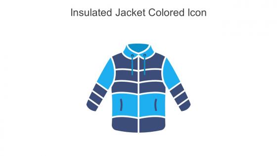 Insulated Jacket Colored Icon In Powerpoint Pptx Png And Editable Eps Format