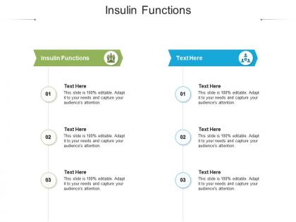 Insulin functions ppt powerpoint presentation infographics slides cpb