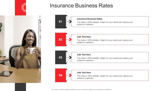 Insurance Business Rates In Powerpoint And Google Slides Cpb