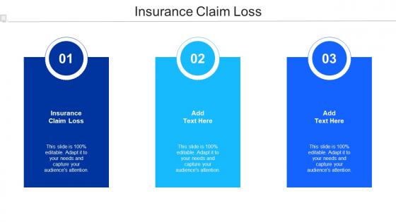Insurance Claim Loss Ppt Powerpoint Presentation Professional Samples Cpb