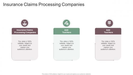 Insurance Claims Processing Companies In Powerpoint And Google Slides Cpb