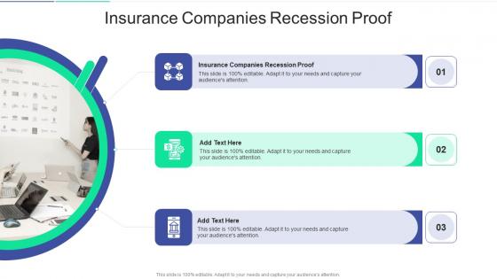 Insurance Companies Recession Proof In Powerpoint And Google Slides Cpb