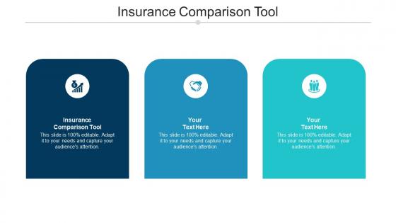 Insurance comparison tool ppt powerpoint presentation icon templates cpb