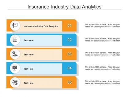 Insurance industry data analytics ppt powerpoint presentation outline templates cpb