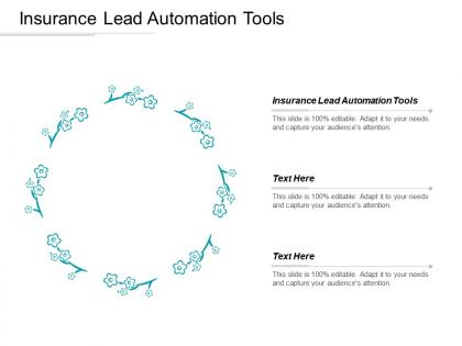 Insurance lead automation tools ppt powerpoint presentation infographic template sample cpb