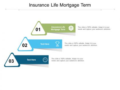 Insurance life mortgage term ppt powerpoint icon format ideas cpb