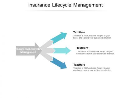 Insurance lifecycle management ppt powerpoint presentation show graphics tutorials cpb