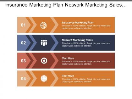 Insurance marketing plan network marketing sales b2b branding cpb