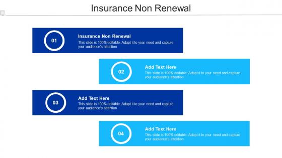 Insurance Non Renewal Ppt Powerpoint Presentation Styles Ideas Cpb