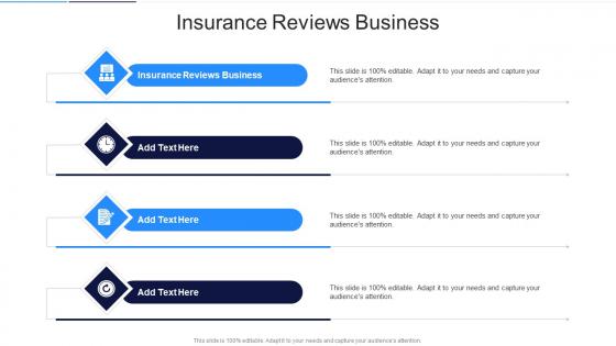 Insurance Reviews Business In Powerpoint And Google Slides Cpb