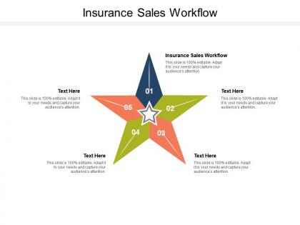 Insurance sales workflow ppt powerpoint presentation professional portfolio cpb