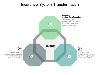 Insurance system transformation ppt powerpoint presentation infographics layout cpb
