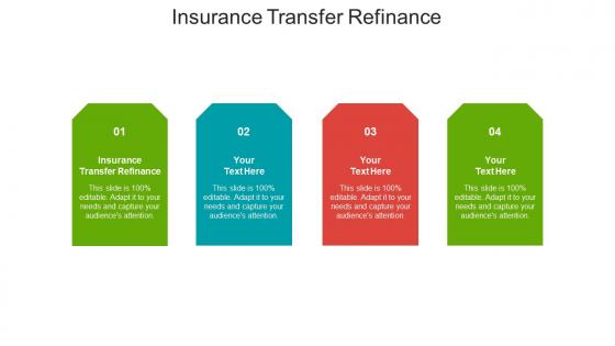 Insurance transfer refinance ppt powerpoint presentation professional topics cpb