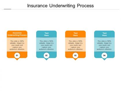 Insurance underwriting process ppt powerpoint presentation model deck cpb