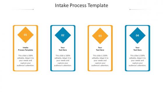 Intake process template ppt powerpoint presentation professional graphic tips cpb