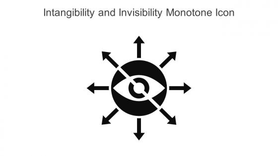 Intangibility And Invisibility Monotone Icon In Powerpoint Pptx Png And Editable Eps Format