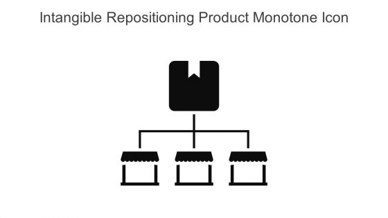 Intangible Repositioning Product Monotone Icon In Powerpoint Pptx Png And Editable Eps Format