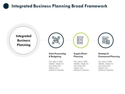 Integrated business planning broad framework strategic and commercial ppt powerpoint presentation