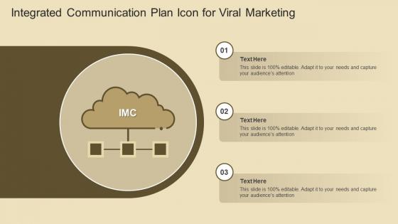 Integrated Communication Plan Icon For Viral Marketing