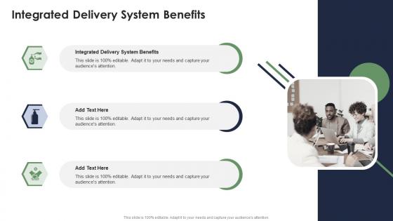 Integrated Delivery System Benefits In Powerpoint And Google Slides Cpb