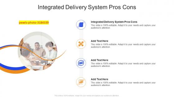 Integrated Delivery System Pros Cons In Powerpoint And Google Slides Cpb