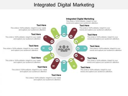 Integrated digital marketing ppt powerpoint presentation ideas infographic template cpb