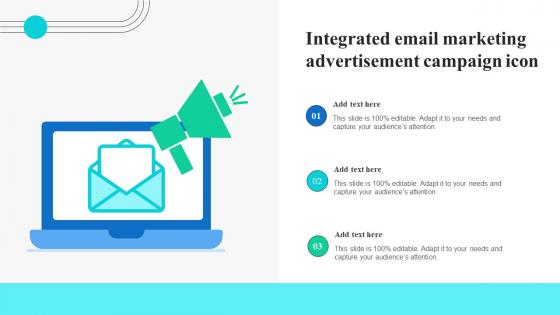 Integrated Email Marketing Advertisement Campaign Icon