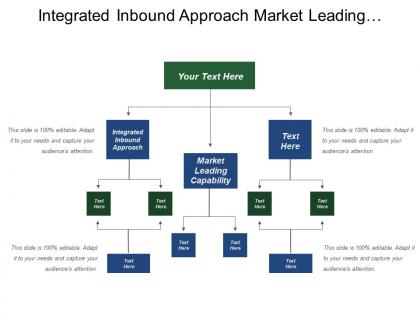 Integrated inbound approach market leading capability vision objectives