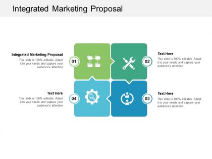 Integrated marketing proposal ppt powerpoint presentation slides grid cpb