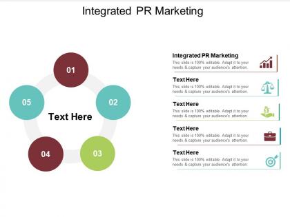 Integrated pr marketing ppt powerpoint presentation infographics professional cpb