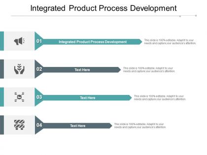 Integrated product process development ppt powerpoint presentation summary cpb