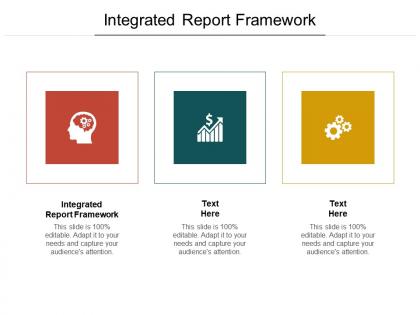 Integrated report framework ppt powerpoint presentation model show cpb