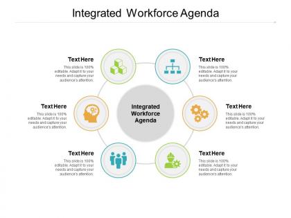 Integrated workforce agenda ppt powerpoint presentation professional show cpb