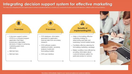 Integrating Decision Support System Marketing Information Better Customer Service MKT SS V