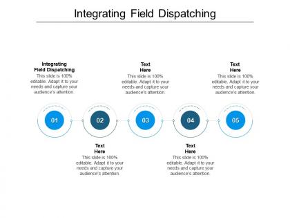 Integrating field dispatching ppt powerpoint presentation pictures background image cpb