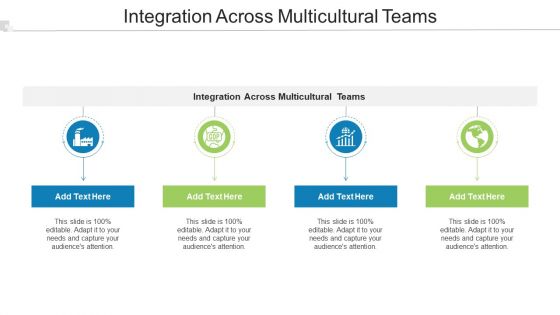 Integration Across Multicultural Teams Ppt Powerpoint Presentation Pictures Objects Cpb