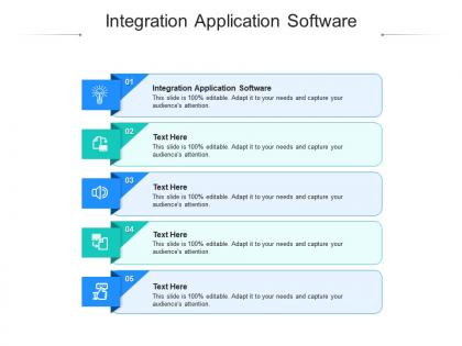 Integration application software ppt powerpoint presentation gallery themes cpb