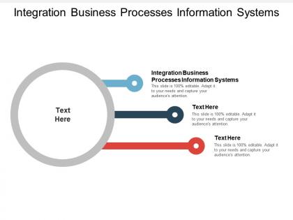 Integration business processes information systems ppt powerpoint presentation outline visuals cpb