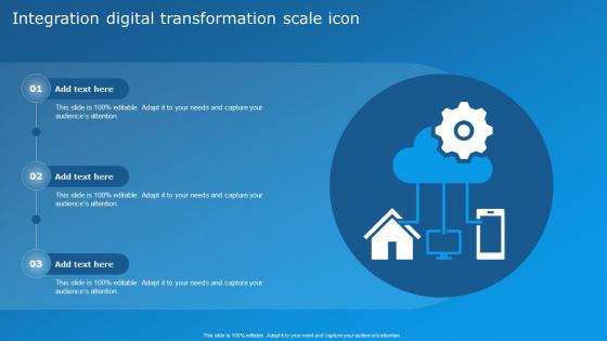 Integration Digital Transformation Scale Icon