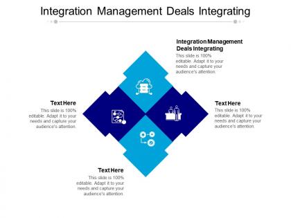Integration management deals integrating ppt powerpoint presentation pictures cpb